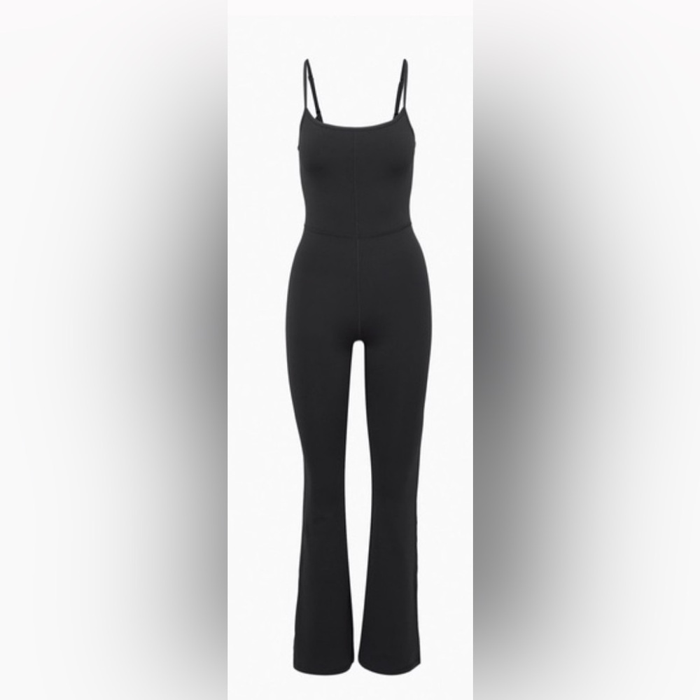 NWT Aritzia Wilfred Divinity Flared Leg Jumpsuit - Black - Size M